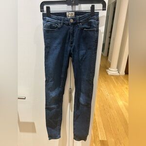 M- Women's Acne Studios Skin 5 Deep Faded Denim Skinny Jeans